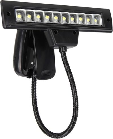 Portable LED On Light, Flexible Gooseneck Reading Lamp with USB Charging and AAA Battery Power, for Music Stand Workbench Night Reading in Saudi Arabia