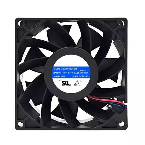 SA480938BH DC 48V 0.87A 90x90x38mm مروحة تبريد 3 أسلاك in Kuwait