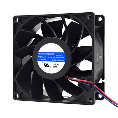 SA480938BH DC 48V 0.87A 90x90x38mm مروحة تبريد 3 أسلاك in Kuwait