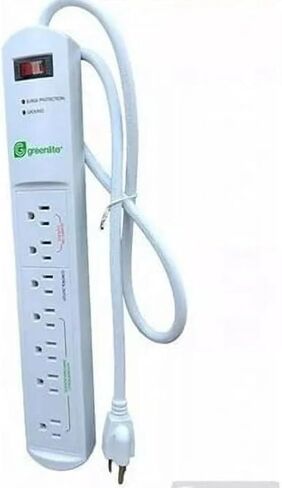 Greenlite Tier 1 Advanced Power Strip, 7 Outlets, 3 Ft Cord, 1440 Joules Surge Protection in Saudi Arabia