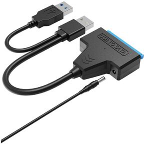 كابل USpB SATA 3 Sata إلى USpB 3.0 محول يصل إلى 6 جيجابت في الثانية يدعم محرك الأقراص الصلبة SSD الخارجي 2.5 بوصة 22 Pin Sata III A25 2.0 in Kuwait