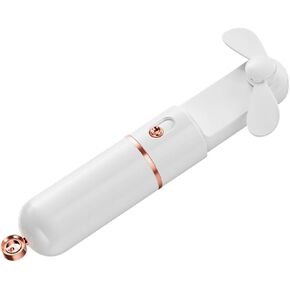 Kisangel Portable Mini Handheld Fan USB Charging 3-speed Adjustable Personal Cooling Fan with 2000mah Battery for Outdoor Travel and Desk Use White in Saudi Arabia