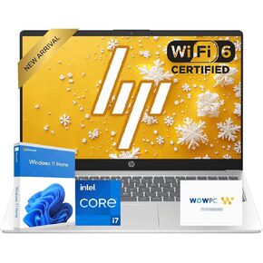 كمبيوتر محمول HP 2026 الجيل الجديد مقاس 15.6 بوصة للأعمال والطلاب | معالج انتل i7-1255U 10 النواة | 16 جيجا رام | 512 جيجا اس اس دي | بطارية تصل إلى 9 ساعات | واي فاي سريع 6 وكاميرا ويب عالية الدقة | ويندوز 11 | واو بي سي يو اس بي in Kuwait