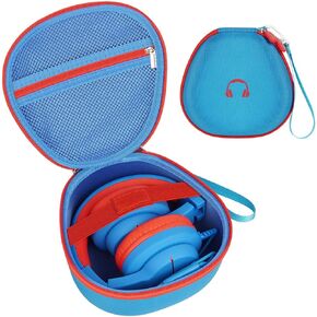 PAIYULE Hard Shell Kids Headphone Case for iClever for EarFun, Pink in Saudi Arabia