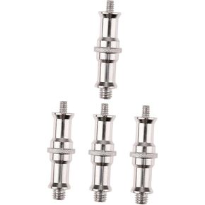 Mikikit 4pcs Male Screw Adapter for Stand Versatile Hot Shoe Adapter for Tripod Flash Light Stand and Photography Accessories in Kuwait