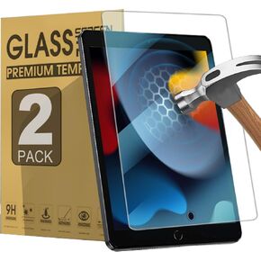 [2Pack] واقي شاشة لجهاز iPad Air الجيل الرابع 10.9 من ZenRich لجهاز iPad Pro 11 بوصة 2021/2020/2018 زجاج مقاوم للوهج والضوء الأزرق للشاشات متوافقة مع قلم رصاص/هوية الوجه in Kuwait