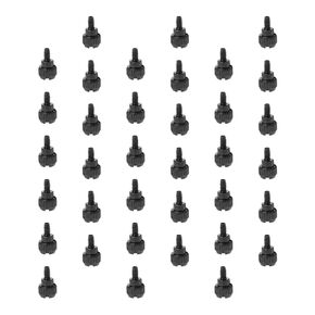100pcs Black Knurled Thumbscrew Replacement Screws for Computer Case Side Panel Fixing, Computer Chassis Screws Suitable for Desktop PC Accessories in Kuwait