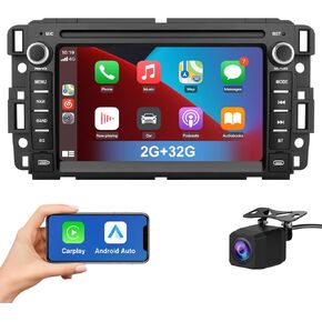 راديو سيارة Android 13 [2G+32G] لسيارة GMC Sierra Yukon شيفروليه بويك تشيفي سيلفرادو، شاشة ستيريو تعمل باللمس 7 بوصة مع نظام تحديد المواقع SWC Wireless CarPlay Android Auto in Kuwait