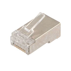 NavePoint CAT6 Ethernet RJ45 Plug, FTP, 25 Pack, C6-8P8C, CE Compliance in Kuwait