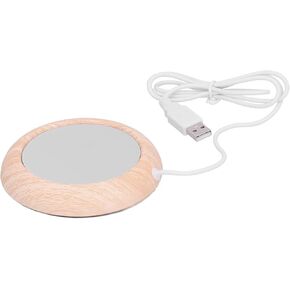 Zerodis الخشب نمط USB لوحة سخان تسخين سريع كوب دفئا حصيرة 176F آمنة المحمولة كوستر لمحبي القهوة والشاي in Kuwait