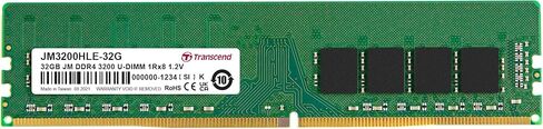 Transcend 16GB DDR4 RAM، 3200MHz (أو 2666MHz أو 2400MHz) ذاكرة سطح المكتب UDIMM، متوافقة مع وحدة ذاكرة الكمبيوتر Intel & AMD Ryzen، PC4-25600، 2Rx8 1Gx8 CL22 1.2V 288 Pin ذاكرة سطح المكتب غير المخزنة in Kuwait
