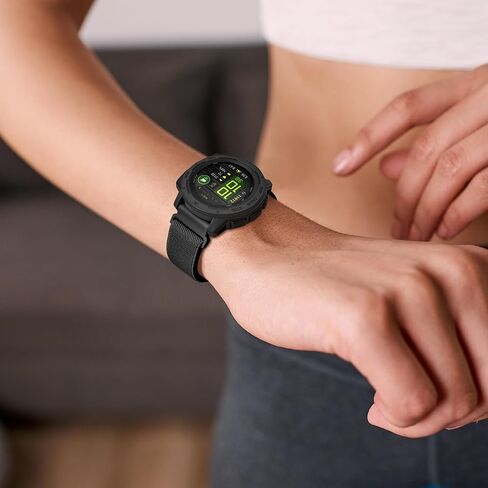 أحزمة ساعة مرنة من النايلون متوافقة مع Garmin Instinct 2/3 45mm/1 Solar، 22mm حزام رياضي بإبزيم ناعم قابل للتعديل على طراز المظلة لـ Garmin Instinct Surf/Tactical/Esports/Tide in Kuwait
