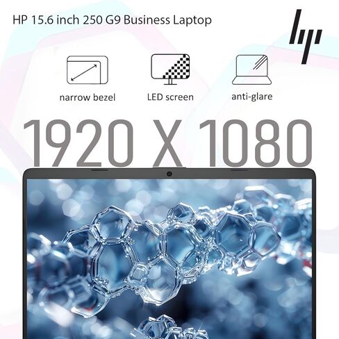 HP New Business Laptop with Microsoft Office, Intel Core i5-1235U 10-core Processor, 15.6" FHD LED Display, 16GB RAM, 1TB SSD, Ultra Quiet Design, SD Card Reader, Wi-Fi 6, Windows 11 Pro, WOWPC USB in Kuwait
