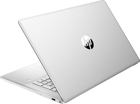 HP 17.3" Full HD Laptop, AMD Ryzen 5 5500U (Beat i5-10500), 8GB RAM, 512GB NVMe SSD, USB-C, Fingerprint, HDMI, Webcam, WiFi, Windows 10 Home in S Mode, Natural Silver in Saudi Arabia