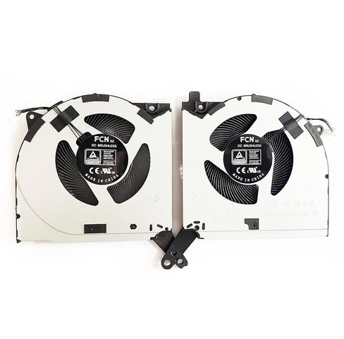 Fleshy Leaf CPU+GPU Cooling Fan Replacement for Lenovo Legion Y7000P R7000P R7000 15ARH7 15IAH7 2022 2022H Series DFS5K22305283A FPPD DFS5K22115371G FPPF DC5V in Saudi Arabia