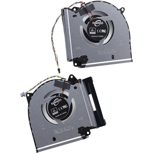 Deal4GO 12V CPU GPU Graphics Cooling Fan kit Replacement for ASUS ROG G17 G713 G713PI G713PV G713PU G713PI-DS94 with RTX 4070 4060 2023 in Saudi Arabia