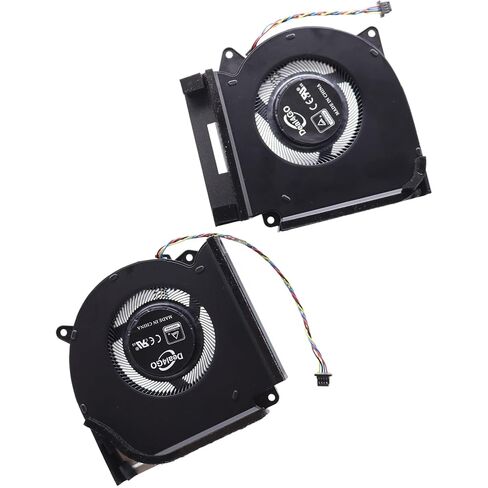 Deal4GO 12V CPU GPU Graphics Cooling Fan kit Replacement for ASUS ROG G17 G713 G713PI G713PV G713PU G713PI-DS94 with RTX 4070 4060 2023 in Saudi Arabia