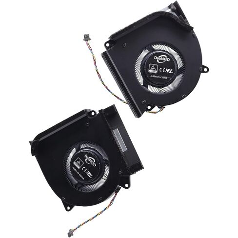 Deal4GO 12V CPU GPU Graphics Cooling Fan kit Replacement for ASUS ROG G17 G713 G713PI G713PV G713PU G713PI-DS94 with RTX 4070 4060 2023 in Saudi Arabia
