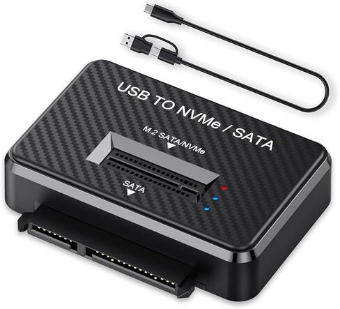 CY USB 3.0 USB-C Type-C إلى ثنائي NVME M-Key M.2 NGFF & SATA 2.5 بوصة SSD كومبو لرسو السفن عمودي خارجي PCBA in Saudi Arabia