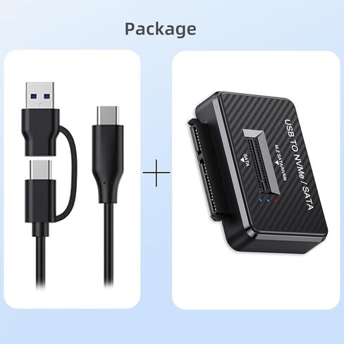 CY USB 3.0 USB-C Type-C إلى ثنائي NVME M-Key M.2 NGFF & SATA 2.5 بوصة SSD كومبو لرسو السفن عمودي خارجي PCBA in Saudi Arabia