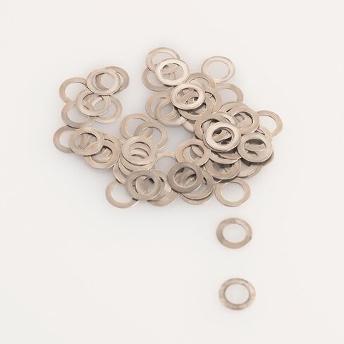 250PCS M3x5mm Steel Shim Set for Airsoft AEG Ver.2/3/7 Gearboxes (0.1mm, 0.2mm, 0.3mm, 0.5mm Thickness) in Kuwait
