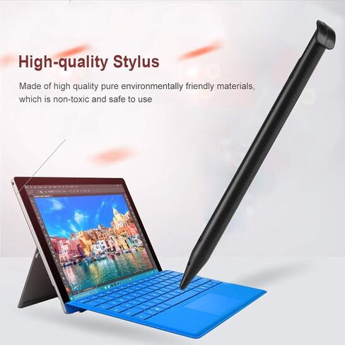 10 أقلام قلم New 3DS XL، مواد صديقة للبيئة، تصميم مريح باللمس، عبوة من 10 أقلام (أسود) in Kuwait