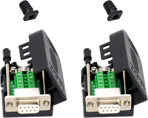 مجموعة محولات DB9pin RS232 موصلات وحدة 9Pin لموصلات محطات الإسكان البلاستيكية للأداة in Saudi Arabia