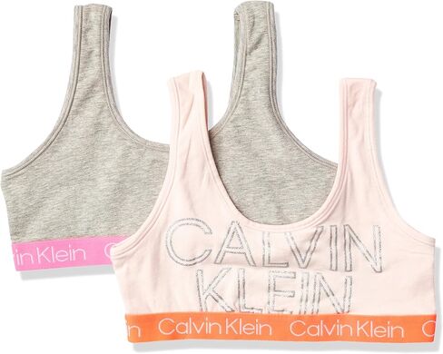 Calvin Klein Girls' Kids Modern Cotton Bralette, Multipack in Kuwait