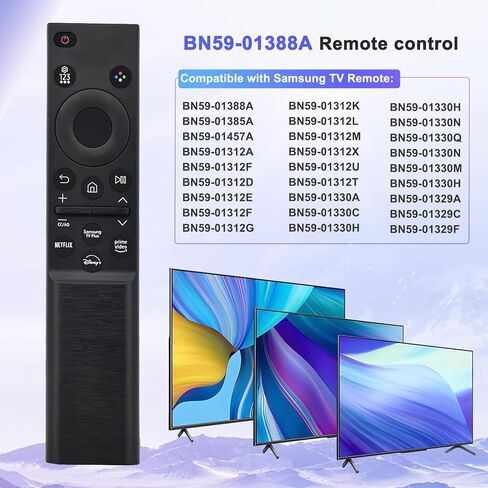 (عبوة من 2) بديل BN59-01388A BN59-01388H TM2240A لجهاز التحكم عن بعد للتلفزيون الذكي Samsung، لـ CU7000/DU7200، Crystal UHD، الإطار، QLED، OLED، Neo QLED Smart TVs in Kuwait