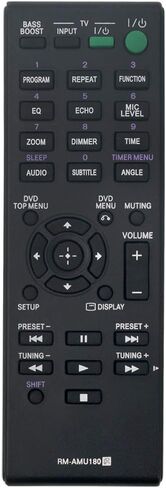 AULCMEET RM-AMU180 استبدل جهاز التحكم عن بعد المتوافق مع Sony Audio CMT-S40D SS-S40D HCD-S40D in Kuwait