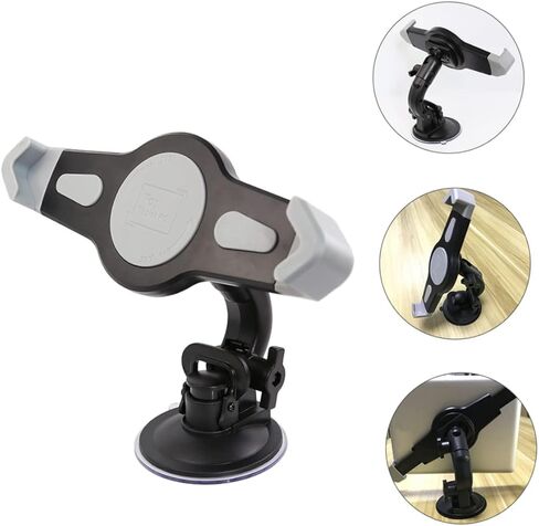 Car Holder Suction Cup Vehicle Tablet Stand for Windows Tablet Easy to Use in Saudi Arabia