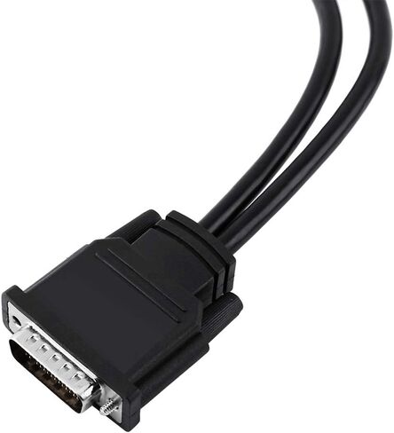 VGA Splitter Cable, DMS-59 Pin Male to 2 VGA 15 Pin Female Splitter Adapter Cable Wire for Screen Duplication, VGA Monitor Y Splitter Cable 1 Male to 2 Female, in Saudi Arabia