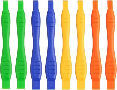 أداة Spudger Pry مقاس 12 × 120 مم من PATIKIL، مجموعة أدوات إصلاح حدق بلاستيكية ذات نهايتين مزدوجتين للهواتف المحمولة الذكية والكمبيوتر اللوحي والكمبيوتر المحمول وأجهزة الألعاب الإلكترونية، 4 ألوان in Kuwait