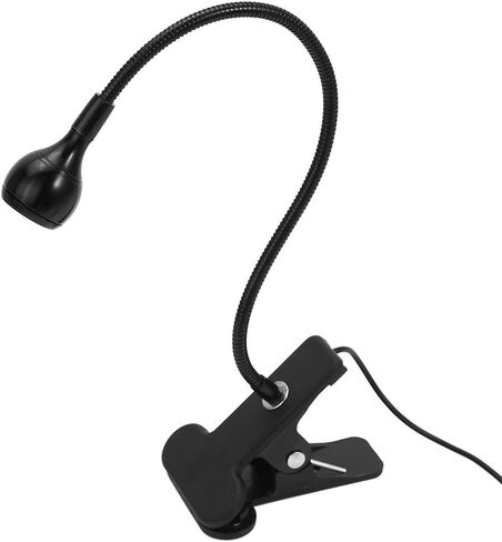 مصباح LED للقراءة، مصباح قراءة USB مرن معقوفة، 3 أوضاع ألوان 10 سطوع، ضوء كتاب العناية بالعين للأطفال وقت النوم، اجتماعات تكبير، المنزل والمكتب (أسود) in Kuwait