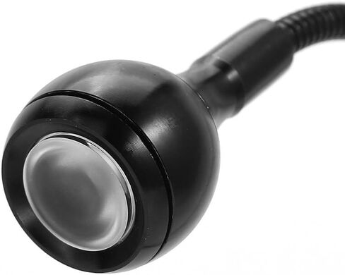 مصباح LED للقراءة، مصباح قراءة USB مرن معقوفة، 3 أوضاع ألوان 10 سطوع، ضوء كتاب العناية بالعين للأطفال وقت النوم، اجتماعات تكبير، المنزل والمكتب (أسود) in Kuwait