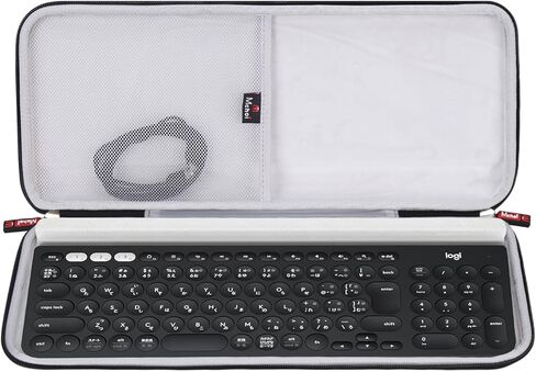 Mchoi Hard Case Suitable for Logitech K780 Multi-Device Wireless Keyboard, Waterproof Shockproof Keyboard Protective Case, Case Only, Black Grey in Saudi Arabia