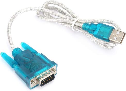 2 قطعة USB إلى RS232 محول المنفذ التسلسلي 9 دبوس كابل تسلسلي PlugandPlay الحل لاتصالات الكمبيوتر المحمول مع بطاقة التحكم LED / محول طرفية ISDN، اتصال سهل in Kuwait
