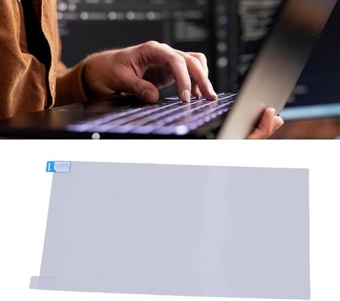 شاشة خصوصية للكمبيوتر مقاس 19.5 بوصة لشاشة عريضة بنسبة عرض إلى ارتفاع تبلغ 16:9، طبقة حماية قابلة للإزالة لحماية العين، مضادة للوهج باللون الأزرق in Kuwait