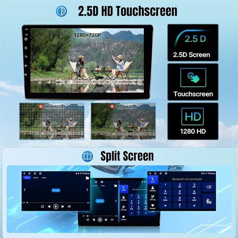 ستيريو سيارة Leadfan لـ (إصدار JBL) Honda Civic 2016 2017 2018 2019 2020 2021، مع CarPlay Android Auto اللاسلكي، شاشة 9 بوصات مع كاميرا احتياطية بلوتوث FM، 2G+32G in Kuwait