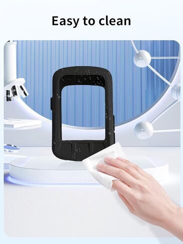 جراب لجهاز Wahoo ELEMNT Bolt V1 Satellite Communicator، جراب واقٍ ناعم من السيليكون المقاوم للصدمات من BOVUGAC وواقي شاشة TPU لجهاز Wahoo ELEMNT Bolt V1 GPS، حماية شاملة - أسود in Saudi Arabia