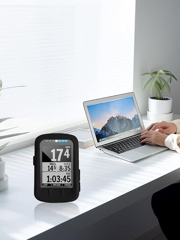 جراب لجهاز Wahoo ELEMNT Bolt V1 Satellite Communicator، جراب واقٍ ناعم من السيليكون المقاوم للصدمات من BOVUGAC وواقي شاشة TPU لجهاز Wahoo ELEMNT Bolt V1 GPS، حماية شاملة - أسود in Saudi Arabia