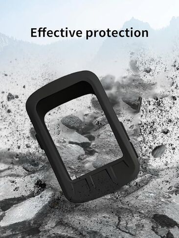 جراب لجهاز Wahoo ELEMNT Bolt V1 Satellite Communicator، جراب واقٍ ناعم من السيليكون المقاوم للصدمات من BOVUGAC وواقي شاشة TPU لجهاز Wahoo ELEMNT Bolt V1 GPS، حماية شاملة - أسود in Saudi Arabia