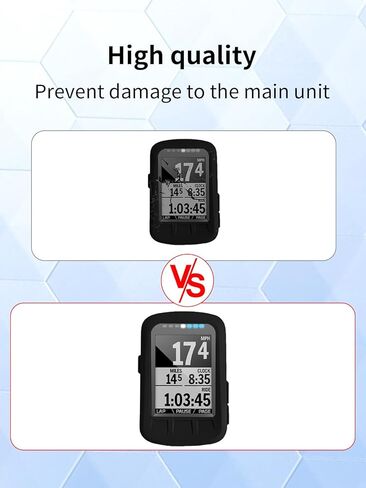 جراب لجهاز Wahoo ELEMNT Bolt V1 Satellite Communicator، جراب واقٍ ناعم من السيليكون المقاوم للصدمات من BOVUGAC وواقي شاشة TPU لجهاز Wahoo ELEMNT Bolt V1 GPS، حماية شاملة - أسود in Saudi Arabia