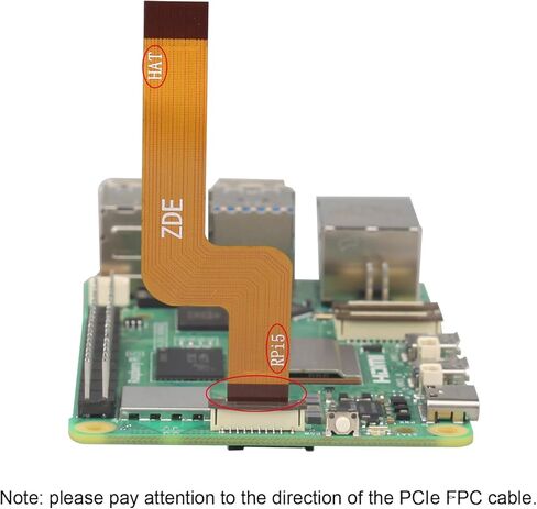 ZDE ZP597 PCIe إلى 4 منافذ 1G جيجابت 1000M إيثرنت شبكة قبعة محول لوح تمديد 1GB 1GBE لـ Raspberry Pi 5 in Kuwait