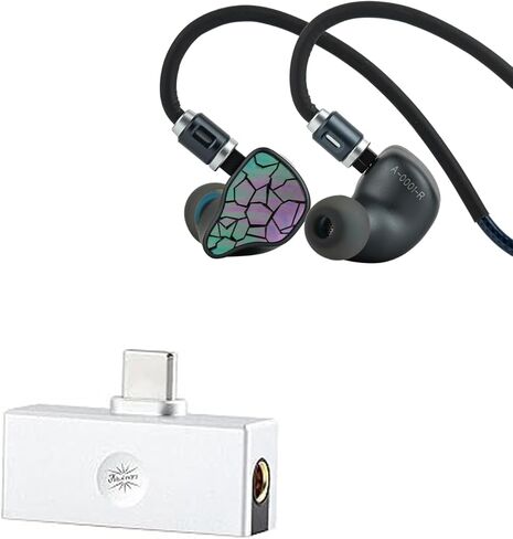 Linsoul THIEAUDIO Hype 4 MKII 2DD + 4BA Hybird داخل شاشة الأذن، سماعات HiFi سلكية IEM، ضبط محايد واستوديو لآذان Kiwi Allegro Mini المحمولة IEM DAC، مكبر صوت داخل الأذن in Saudi Arabia