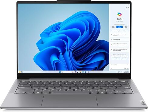 كمبيوتر محمول شخصي Lenovo Slim 7، 2025، شاشة 14 بوصة 1920 x 1200 Touch OLED، Intel-16 Core Ultra 7 155H، 16 جيجا LPDDR5، 1 تيرابايت SSD، Win11 Home، لوحة مفاتيح بإضاءة خلفية، Wi-Fi 6E، BT 5.3، Thunderbolt 4، كاميرا IR 1080p، لونا رمادي in Kuwait