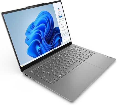 كمبيوتر محمول شخصي Lenovo Slim 7، 2025، شاشة 14 بوصة 1920 x 1200 Touch OLED، Intel-16 Core Ultra 7 155H، 16 جيجا LPDDR5، 1 تيرابايت SSD، Win11 Home، لوحة مفاتيح بإضاءة خلفية، Wi-Fi 6E، BT 5.3، Thunderbolt 4، كاميرا IR 1080p، لونا رمادي in Saudi Arabia