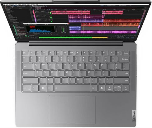 كمبيوتر محمول شخصي Lenovo Slim 7، 2025، شاشة 14 بوصة 1920 x 1200 Touch OLED، Intel-16 Core Ultra 7 155H، 16 جيجا LPDDR5، 1 تيرابايت SSD، Win11 Home، لوحة مفاتيح بإضاءة خلفية، Wi-Fi 6E، BT 5.3، Thunderbolt 4، كاميرا IR 1080p، لونا رمادي in Saudi Arabia
