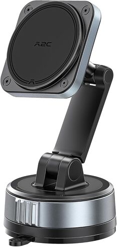 APPS2Car Dashboard Phone Mount for MagSafe, Strong Magnetic Car Phone Holder with Gel-Lock™ Suction, Dual Pivot Adjustable Arm, Stable Fit for iPhone 12–17 Series in Saudi Arabia