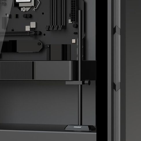 Aluminum Alloy Graphic Card Bracket Brace Sliding Single/Double Pole Adjustment Height Video Card Sag Holder GPU Stand for ATX/MATX/ITX Chassis (Black, GH-260) in Saudi Arabia